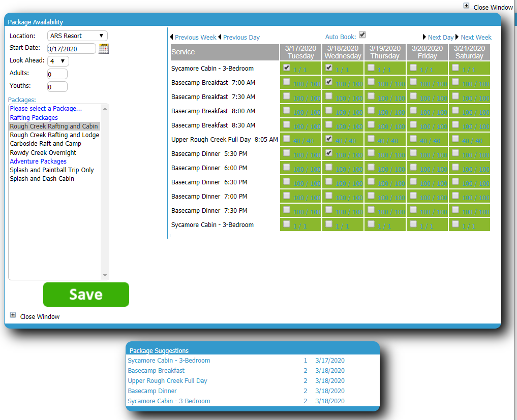 VIII. Reservations - D. Checking Availability (video) – AdventureRES